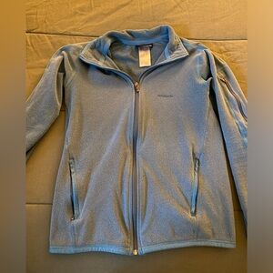 Patagonia Light Blue Fleece Jacket Size XS Ski Snow Baselayer
